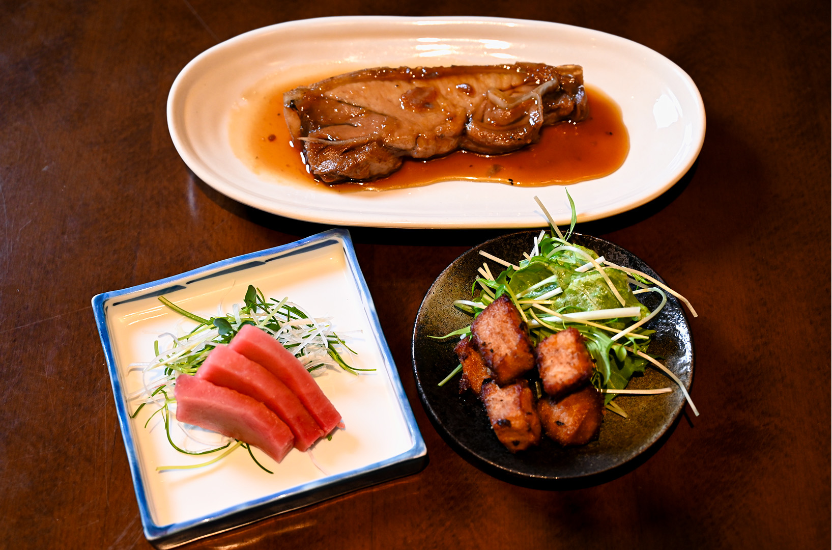 鮪三昧定食をいただきました。