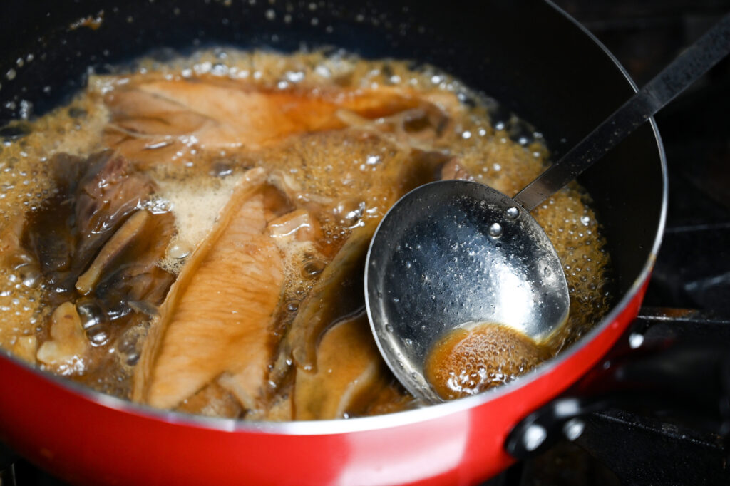 マグロの煮物